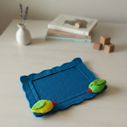 Felt Fridge Magnet Photo Frame Birds