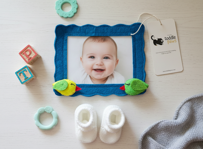Felt Fridge Magnet Photo Frame Birds